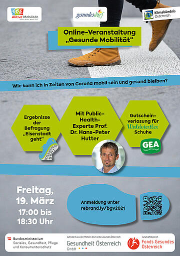 Plakat Veranstaltung "Gesunde Mobilität"