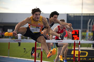 Enzo Diessel wird im Hürdenlauf gegen internationale Stars antreten. 
