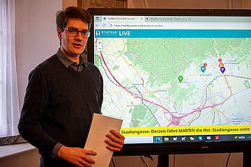 Patrick Wegleitner entwickelte die Website im Rahmen seiner Masterarbeit. 