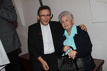 Martin Korpitsch mit seiner Mutter Elisabeth. 