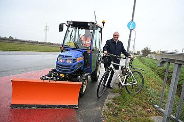 Vor allem bei der Schneeräumung will die Stadt ansetzen um das Radfahren im Winter attraktiver zu machen. 